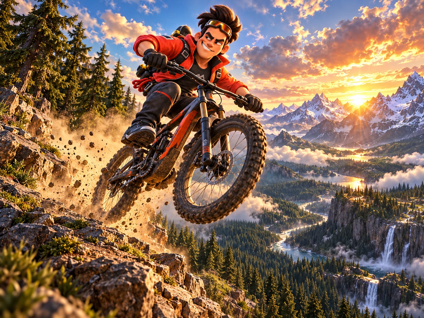SurviveGuy Bike adventure artwork